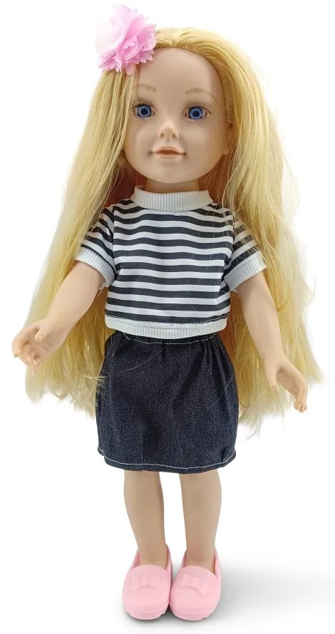 MONI TOYS ΡΕΑΛΙΣΤΙΚΗ ΚΟΥΚΛΑ PRETTY GIRL 46CM 3801005601134