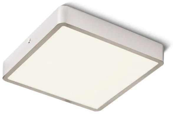 Πλαφονιέρα Φωτιστικό Οροφής Led HUE SQ H3,4 Φ22,8 Rendl R12818 Ασημί