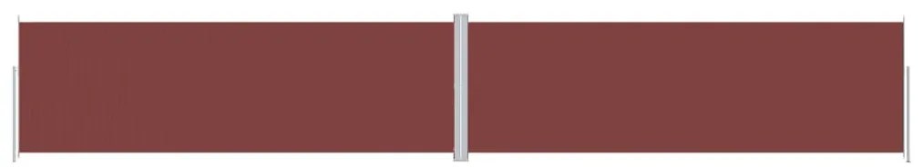 vidaXL Σκίαστρο Πλαϊνό Συρόμενο Καφέ 200 x 1200 εκ.