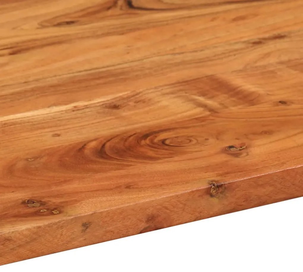 vidaXL Επιφάνεια Τραπεζιού Οβάλ 100x50x2,5 εκ. Μασίφ Ξύλο Ακακίας