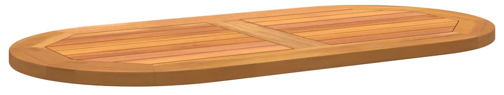 vidaXL Επιφάνεια Τραπέζι 90x45x2,2 cm Ωοειδής Μασίφ Ξύλο Ακακίας
