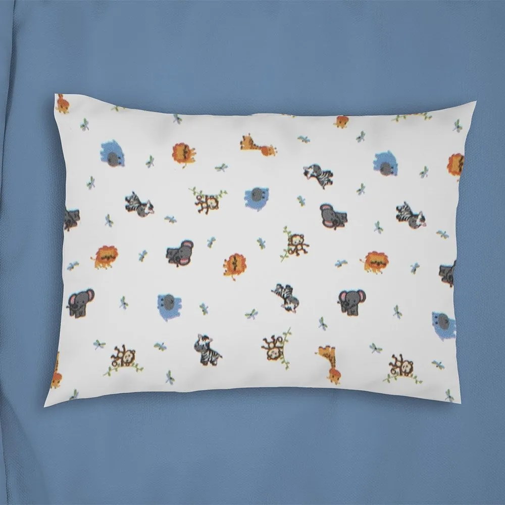 Μαξιλαροθήκη Παιδική Zoo 29 Multi DimCol 50Χ70 100% Cotton Flannel