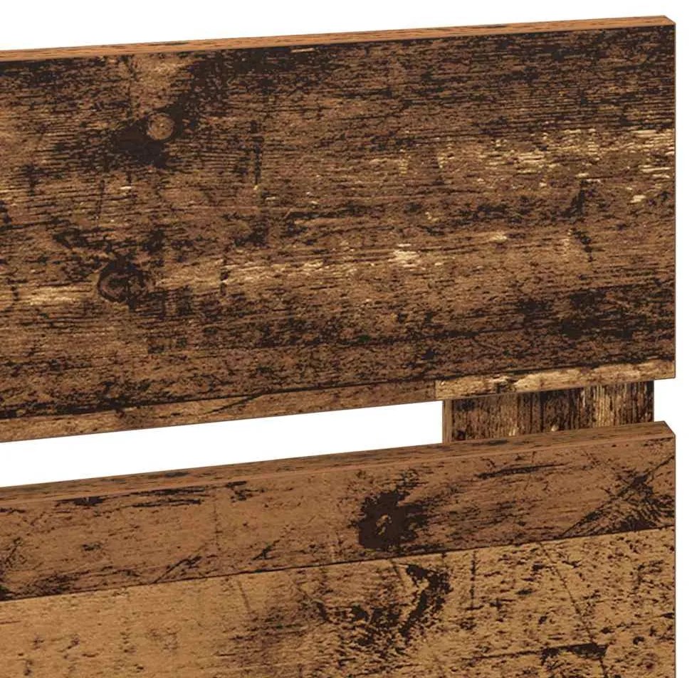 vidaXL Κεφαλάρι με κεφαλάρι Παλιό Ξύλο 160 cm Επεξεργασμένο ξύλο