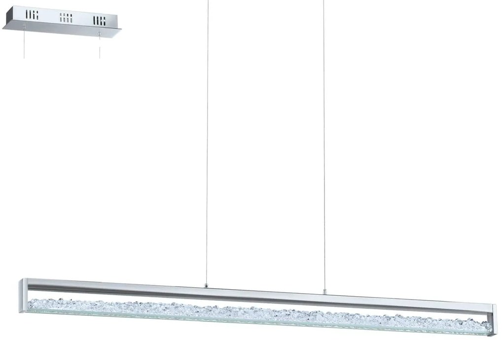 Φωτιστικό Οροφής Led Cardito 1 93626 Clear Eglo Aluminium