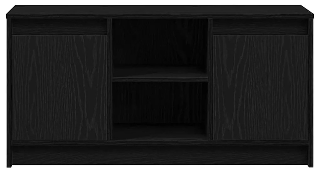 vidaXL Ντουλάπι TV Μαύρο 100 x 34 x 50 εκ Επεξεργασμένο ξύλο