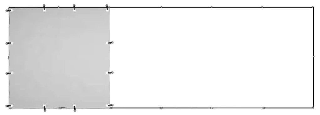 vidaXL Σπιτάκι σκύλου Μαύρο 330 x 110 x 110 από Ατσάλι