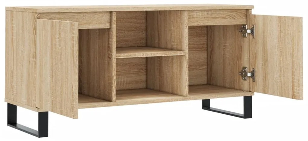 vidaXL Έπιπλο Τηλεόρασης Sonoma Δρυς 104 x 35 x 50 εκ. Επεξεργ. Ξύλο