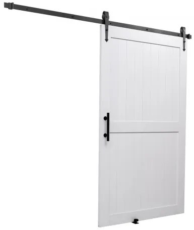 VEVOR Sliding Barn Door with Hardware Kit 1219 x 2134mm MDF Panel PVC Surface