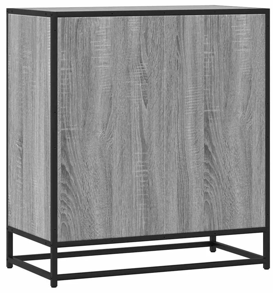 Sideboard Grey Sonoma Κατασκευασμένο ξύλο και μέταλλο - Γκρι