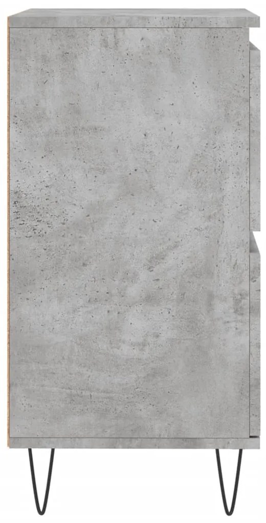 vidaXL Ντουλάπι Γκρι Σκυροδέματος 60x35x70 εκ. Επεξεργασμένο Ξύλο