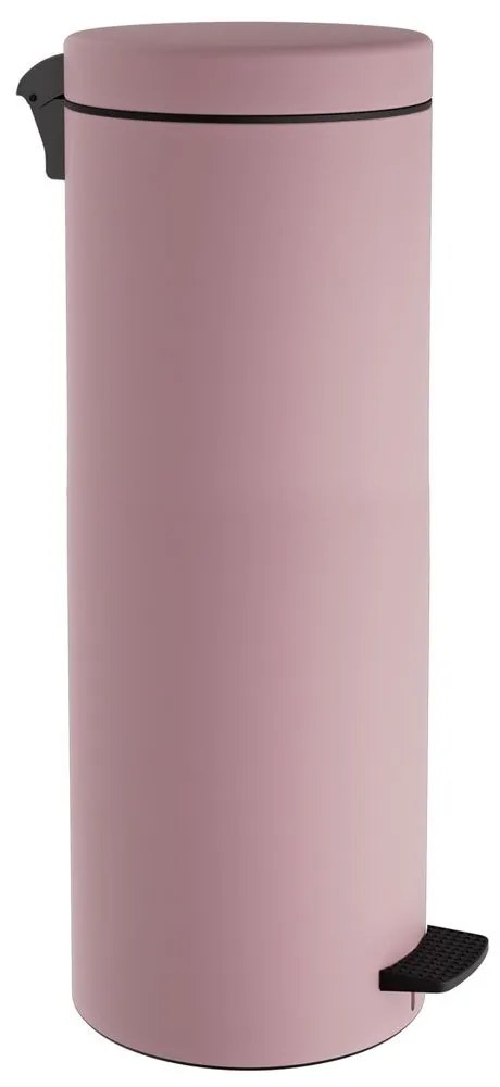 Κάδος Απορριμμάτων Soft Close 2565-303 Φ25x65cm 30lt Matt Pink Pam&amp;Co Stainless Steel