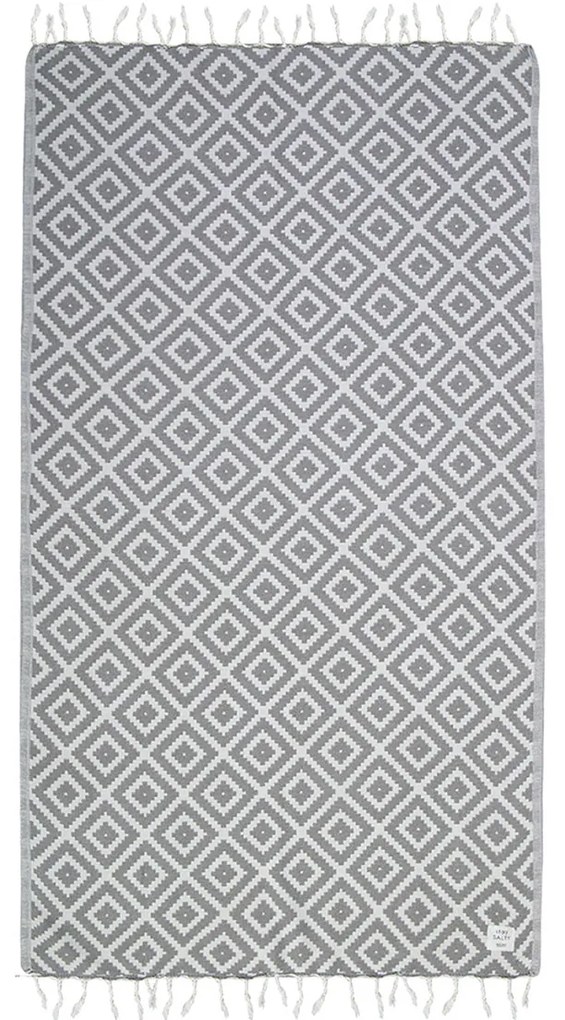 Πετσέτα Θαλάσσης - Παρεό (90x170) Nef-Nef Homeware Romario Grey