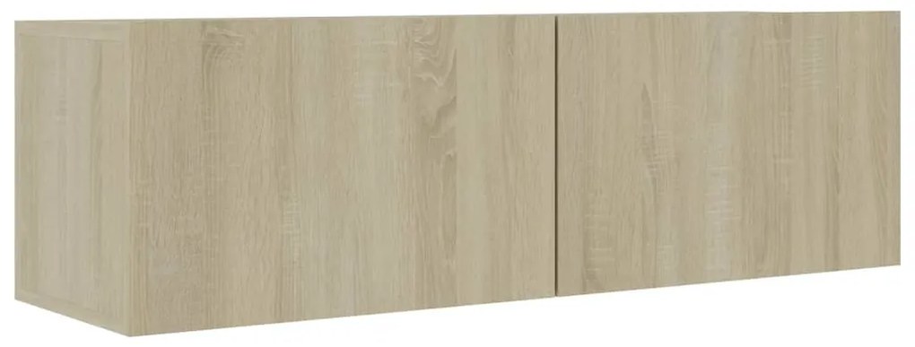 vidaXL Έπιπλα Τηλεόρασης 4 τεμ. Sonoma Δρυς 100x30x30 εκ. Επεξ. Ξύλο