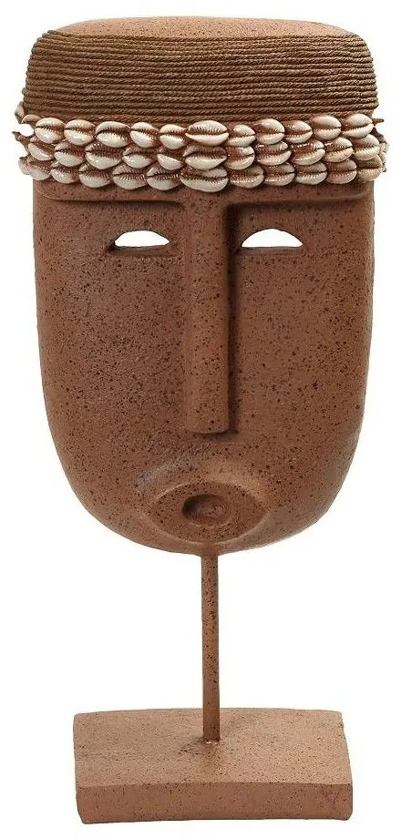 Διακοσμητική Φιγούρα Σε Βάση BOD125 21x10x43,5cm Brown Espiel Polyresin