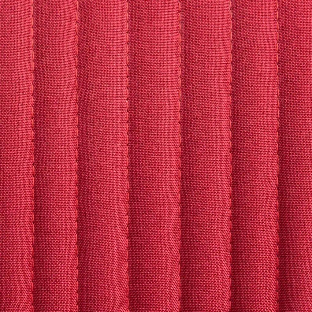 Καρέκλες Τραπεζαρίας 6 τεμ. Μπορντό Υφασμάτινες - Κόκκινο