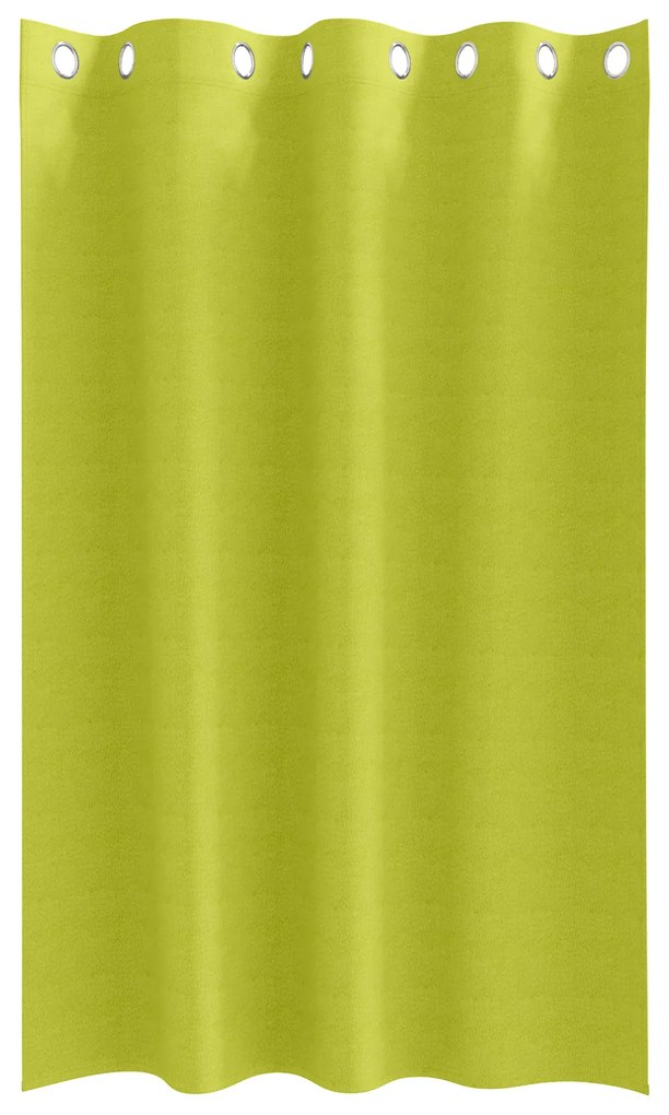 vidaXL Κουρτίνες με κουρτίνες 2 pcs Λαχανί 175 x 140 εκ. Πολυεστέρας