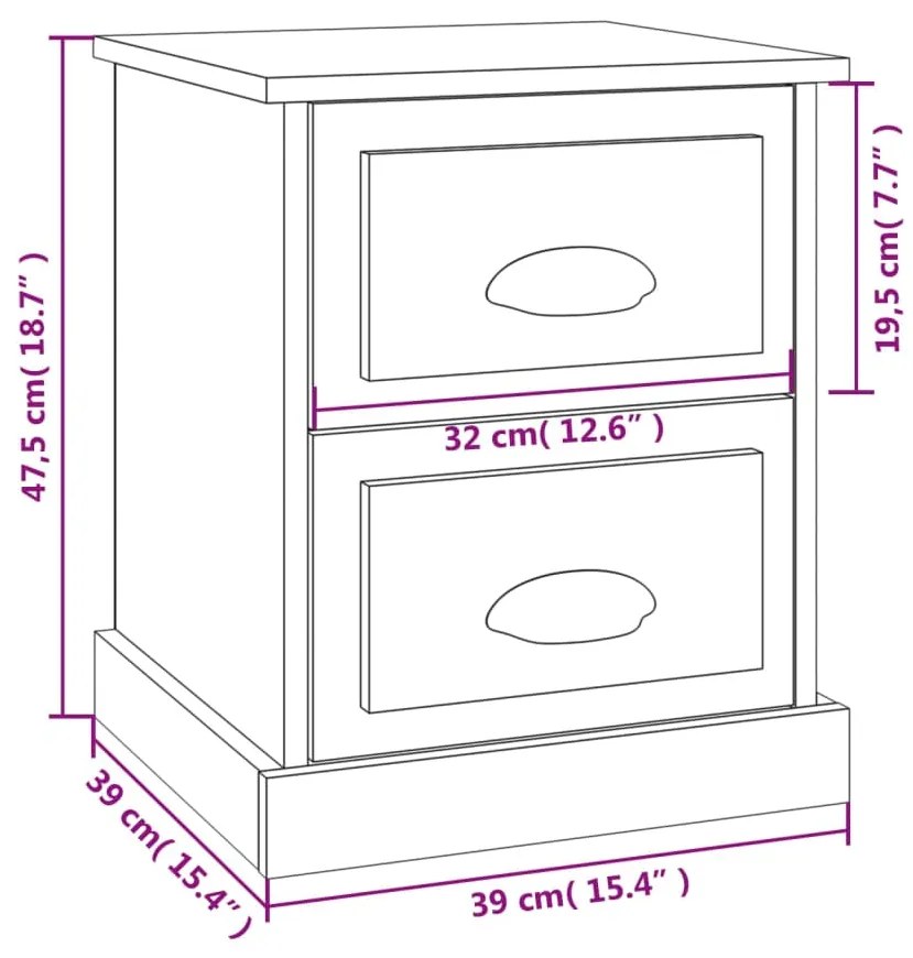 ΚΟΜΟΔΙΝΟ ΛΕΥΚΟ 39 X 39 X 47,5 ΕΚ. ΑΠΟ ΕΠΕΞΕΡΓΑΣΜΕΝΟ ΞΥΛΟ 816144