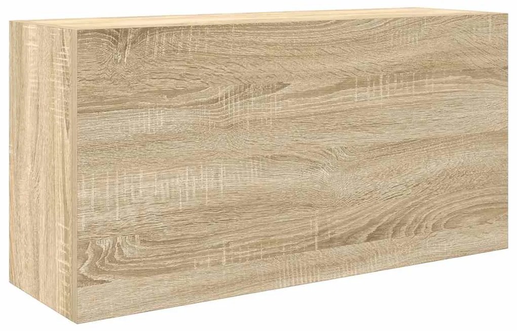 vidaXL Ντουλάπι τοίχου μπάνιου Sonoma Oak 80x25x40 cm