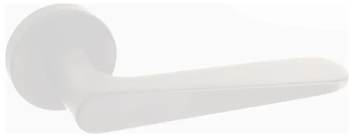 Convex 1725 Ματ Λευκό Πόμολο Μπάνιου-Ροζέτα(Ζεύγος)