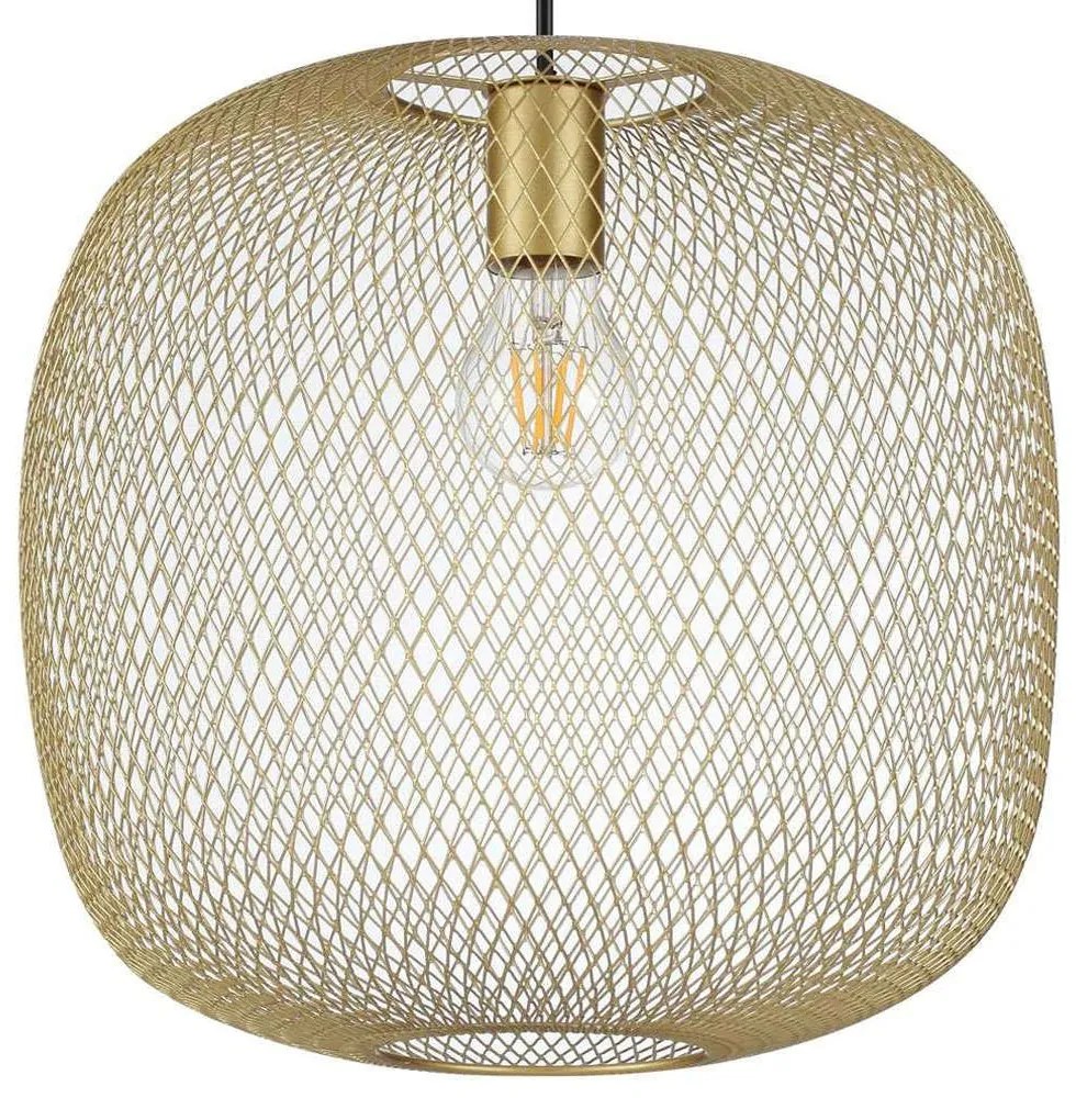 Φωτιστικό Οροφής Net 317281 Φ34x55,5/235,5cm 1xE27 42W Gold Ideal Lux