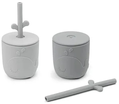 Εκπαιδευτικά κύπελλα Done By Deer Σετ 2Τεμ. Wally Grey