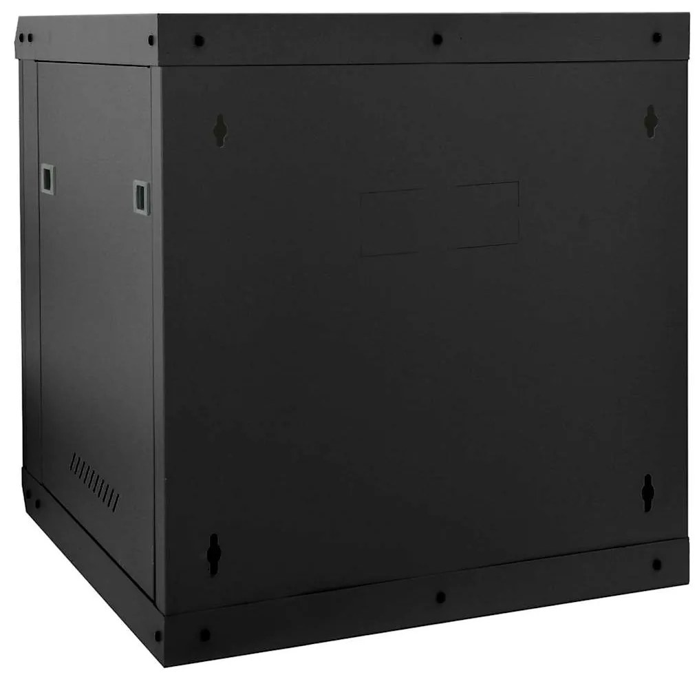 vidaXL Ντουλάπα δικτύου με αποθήκευση Μαύρο 53 x 60 x 60 εκ Ατσάλι