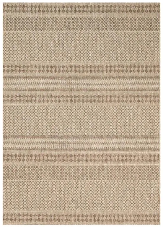 Χαλί ETHNIK 202668C BROWN/CARAMEL BEIGE &#8211; 070×140 cm 070X140