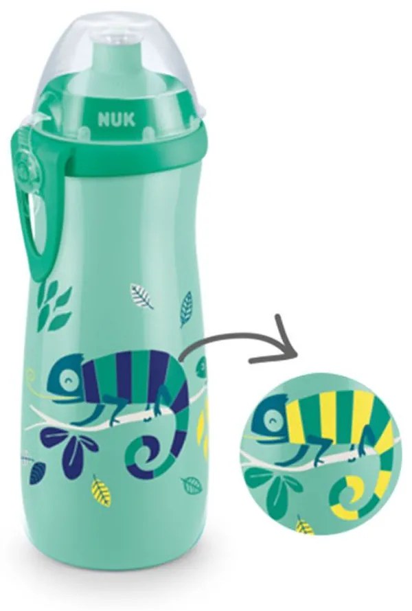 Παγουράκι First Choice Sports Cup Που Αλλάζει Χρώμα 10255577 450ml Changes Colour Green Nuk 450ml Polypropylene