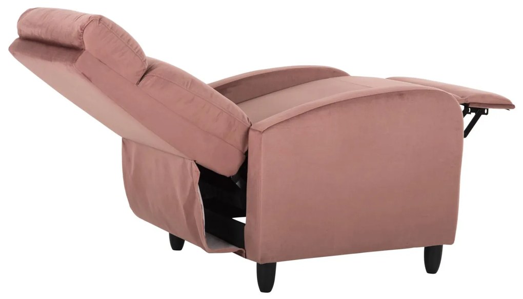 Πολυθρόνα HIBER RELAX C9782.02 Βελούδο Σάπιο Μήλο 67,5x90x104Υ εκ. 67.5x90x104 εκ.