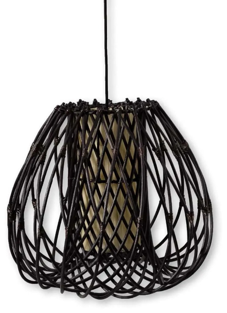 Ceiling Light S Line 40cm Κρεμαστό Rattan Χειροποίητο KA.04-0071