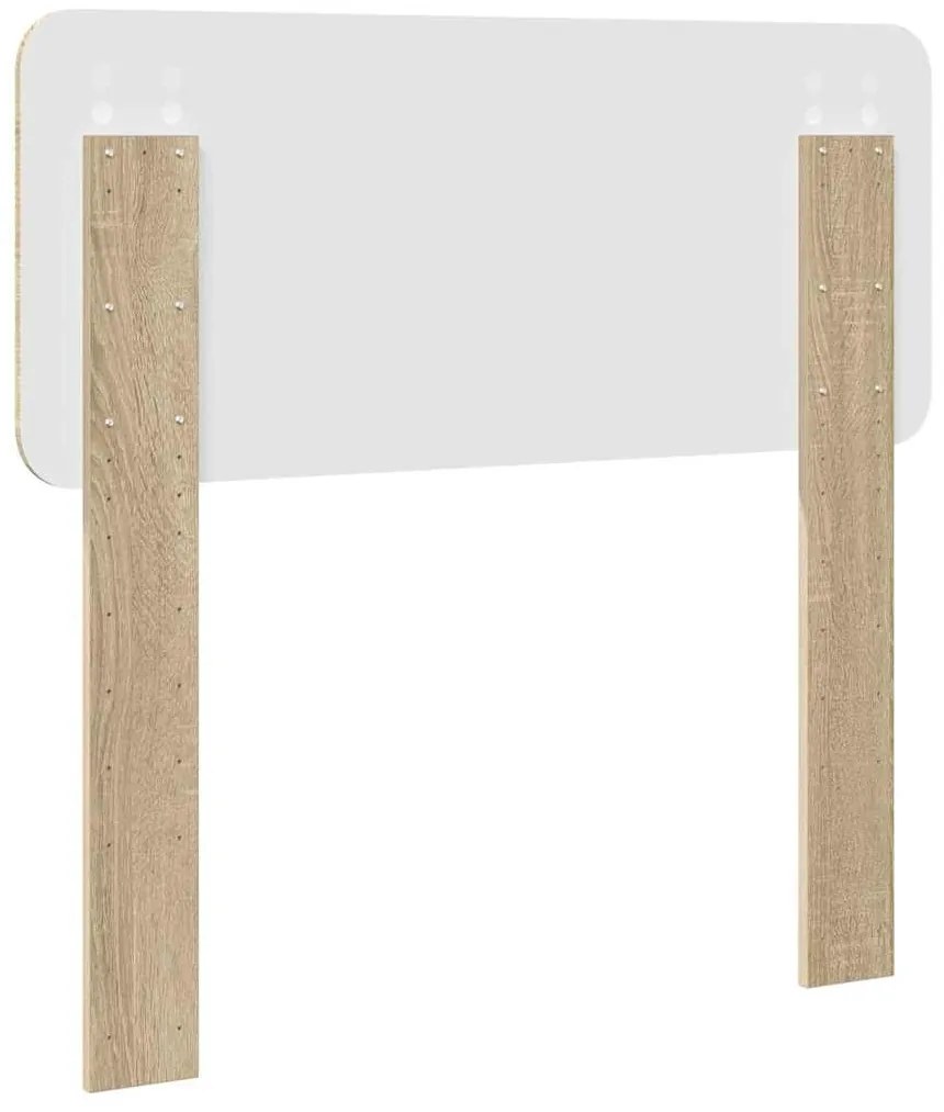 vidaXL Κεφαλάρι με κεφαλάρι Δρύς Sonoma 100 cm Επεξεργασμένο ξύλο