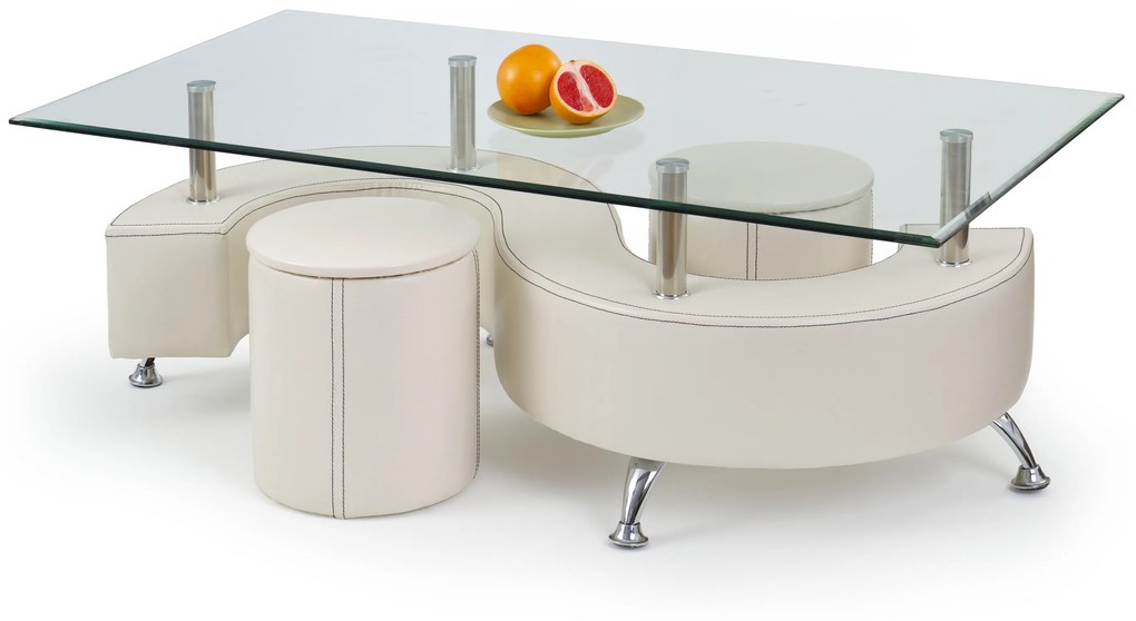 NINA 3 H coffee table color: white DIOMMI V-CH-NINA_3_H-LAW-BIAŁY DIOMMI-60-21603