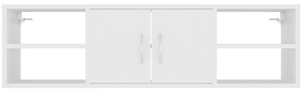 vidaXL Ραφιέρα Τοίχου Λευκή 102 x 30 x 29 εκ. από Επεξ. Ξύλο