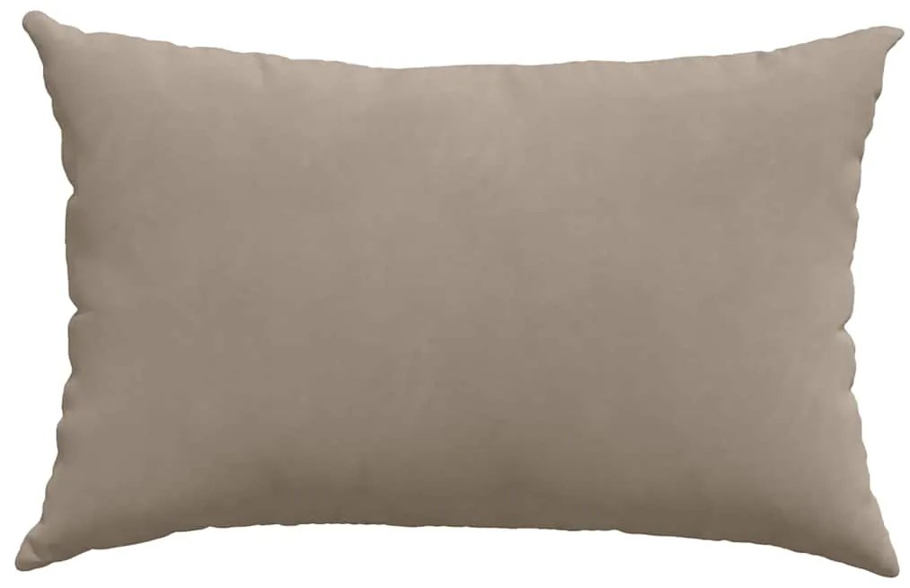 vidaXL Μαξιλάρι Καναπέ 2 pcs Taupe 60 x 40 cm ύφασμα