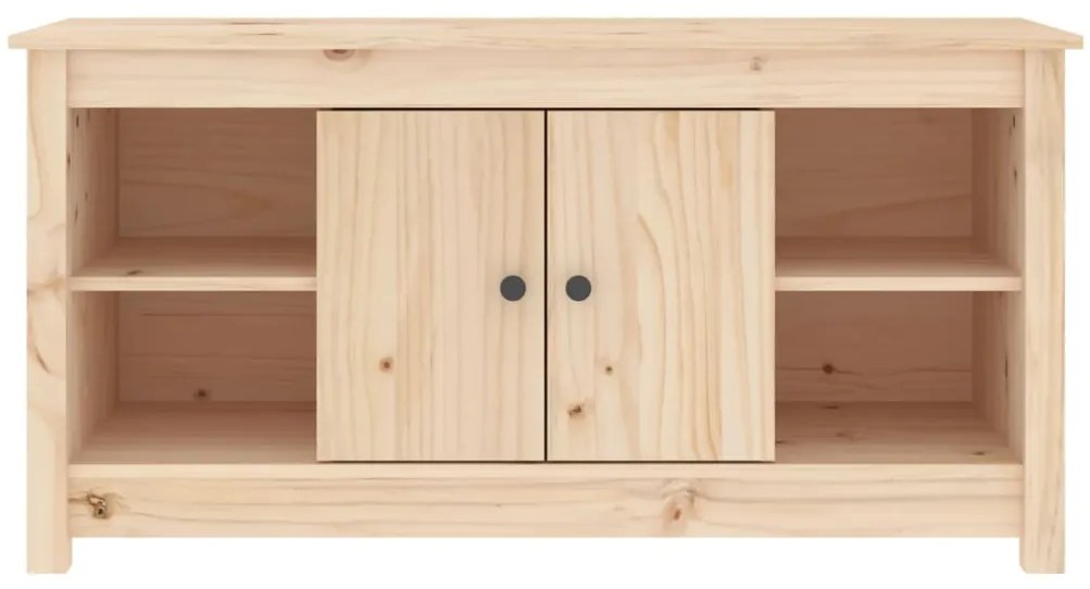 vidaXL Έπιπλο Τηλεόρασης 103 x 36,5 x 52 εκ. από Μασίφ Ξύλο Πεύκου