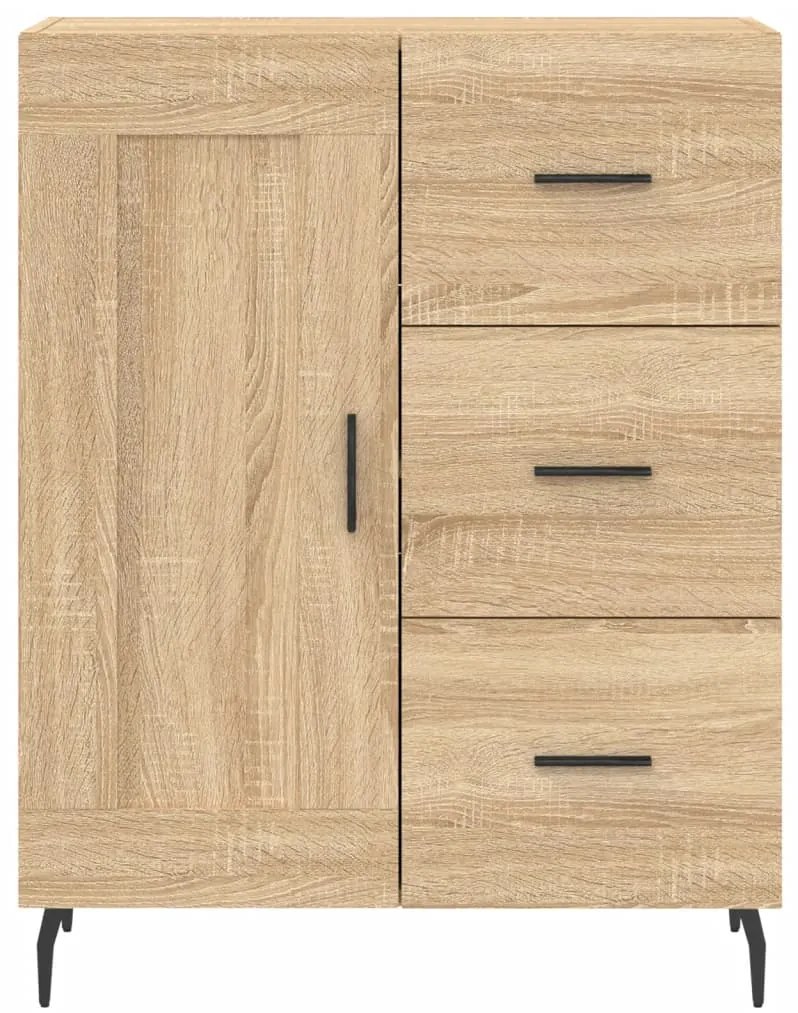 vidaXL Ντουλάπι Sonoma Δρυς 69,5 x 34 x 90 εκ. από Επεξεργασμένο Ξύλο