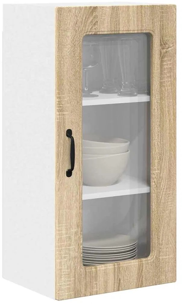 vidaXL Ντουλάπα Κουζίνας με ράφι Δρύς Sonoma 40 x 31 x 80 εκ.