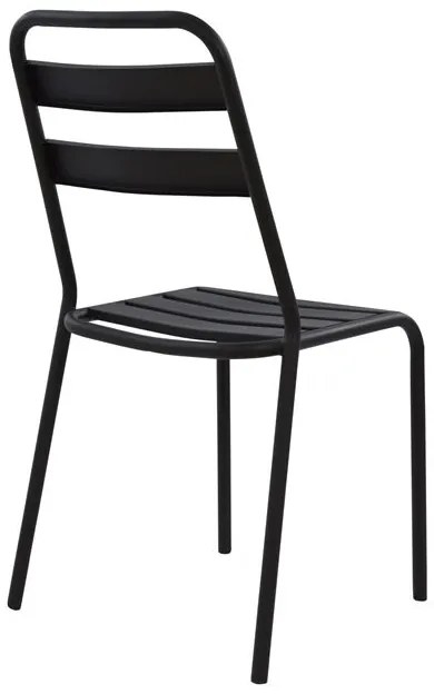 ΚΑΡΕΚΛΑ ΜΕΤΑΛΛΙΚΗ ΜΑΥΡΗ JASON HM5177.01 43x50x86cm (1 Τεμμάχια)