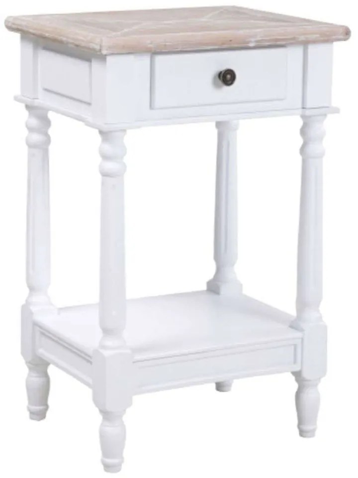 Κομοδίνο History 09-1508 46x37x67cm White