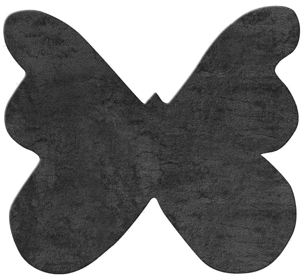 Παδικό Χαλί FEATHERY BLACK BUTTERFLY 160 x 160 εκ.