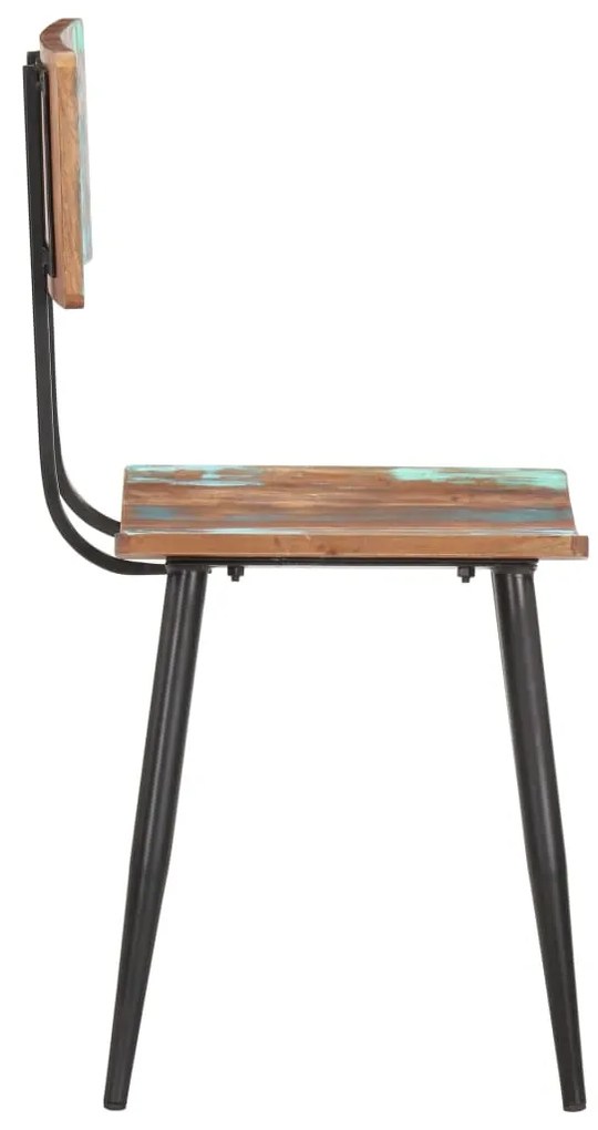 vidaXL Καρέκλες Τραπεζαρίας 4 Τεμαχίων από Μασίφ Ανακυκλωμένο Ξύλο