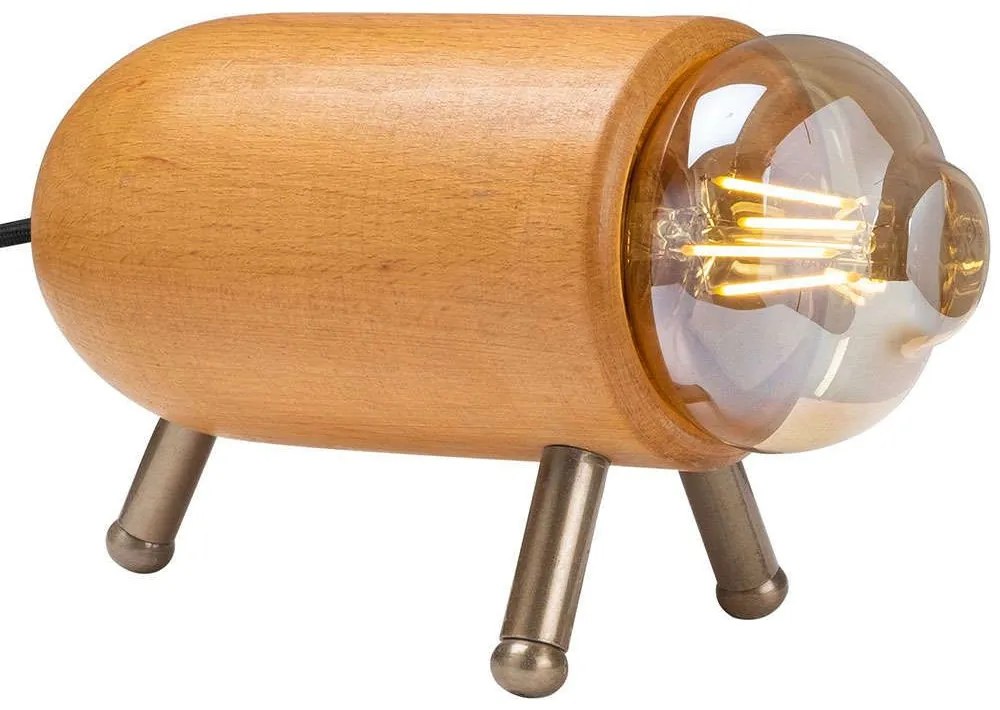 Φωτιστικό Επιτραπέζιο Kavuk 521SHN2216 10x15x13cm 1xE27 40W Natural Opviq