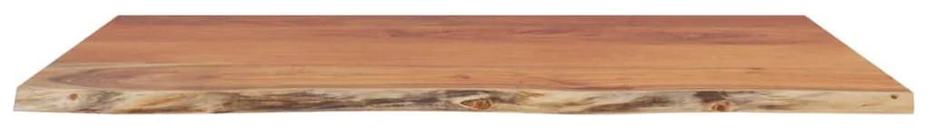 vidaXL Πάγκος Μπάνιου Ορθογώνιος 110x60x2,5 εκ. από Μασίφ Ξύλο Ακακίας