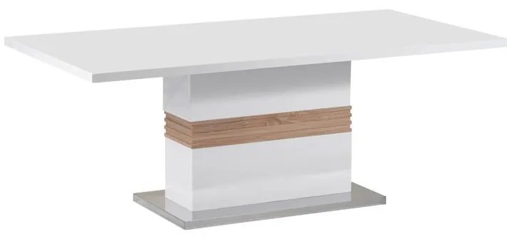 Τραπέζι Zoekrin Inart λευκό mdf 200x100x76εκ 200x100x76 εκ.