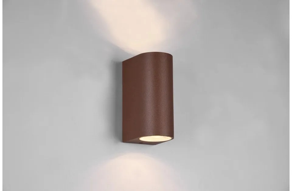 Απλίκα Φωτιστικό Τοίχου 2xGU10 35W IP44 Roya 204260224 Trio Lighting-204260224-Σκουριασμένο 204260224
