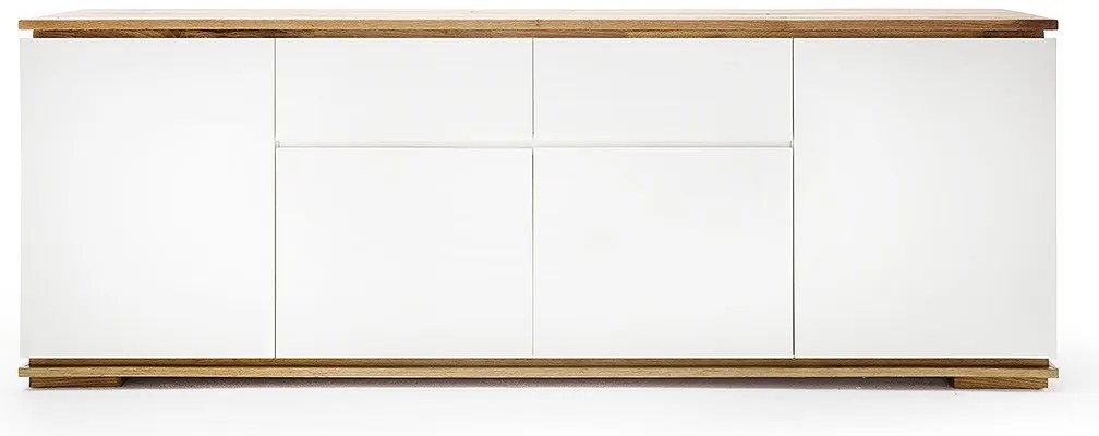 Μπουφές Μαύρη Λάκα 182x81x40