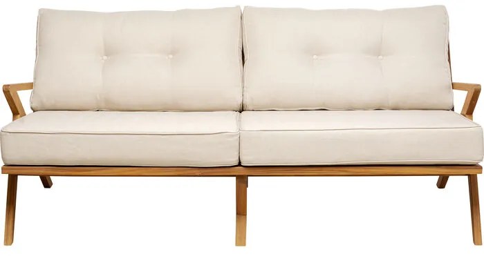 Καναπές Τριθέσιος  Honolulu Ύφασμα Μπεζ 74.4x180x93.5εκ. - Μπεζ