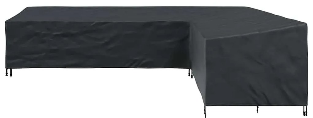 vidaXL Κάλυμμα επίπλων Μαύρο 355 x 275 x 80 εκ. Ύφασμα Oxford 600D