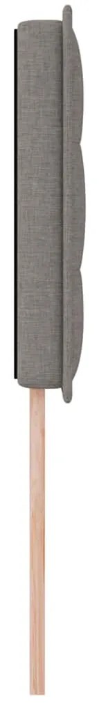 vidaXL Κεφαλάρι Ρυθμιζόμενο Ύψος με κεφαλάρι Taupe 90 cm ύφασμα