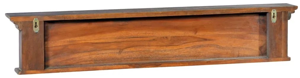vidaXL Κρεμάστρα Τοίχου 100 x 10 x 20 εκ. από Μασίφ Ξύλο Teak
